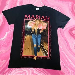 Mariah Carey MARIAH printed T Shirt on Gildan Soft Style - size S